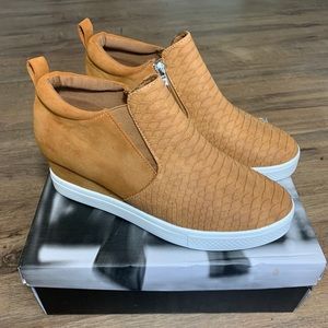 Ccocci Tan Wedge Sneakers